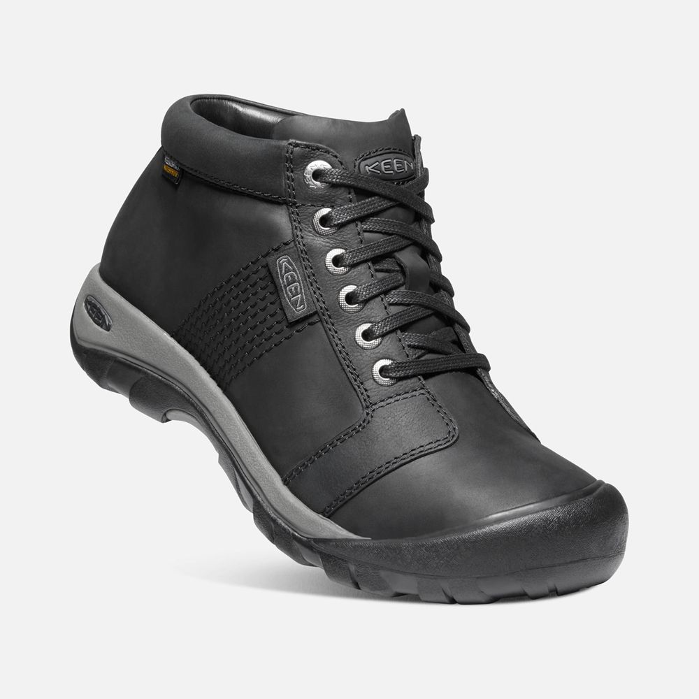 Keen Sneaker Kängor Herr Svarta - Austin Waterproof - 165274RFQ